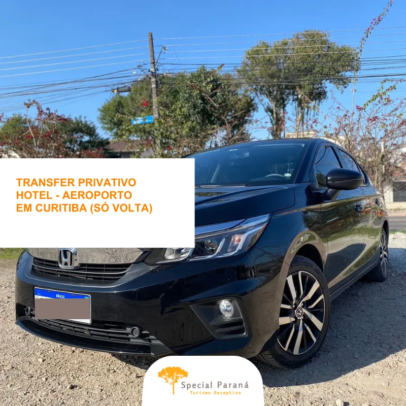 Transfer Curitiba hotel - aeroporto (volta) - privativo