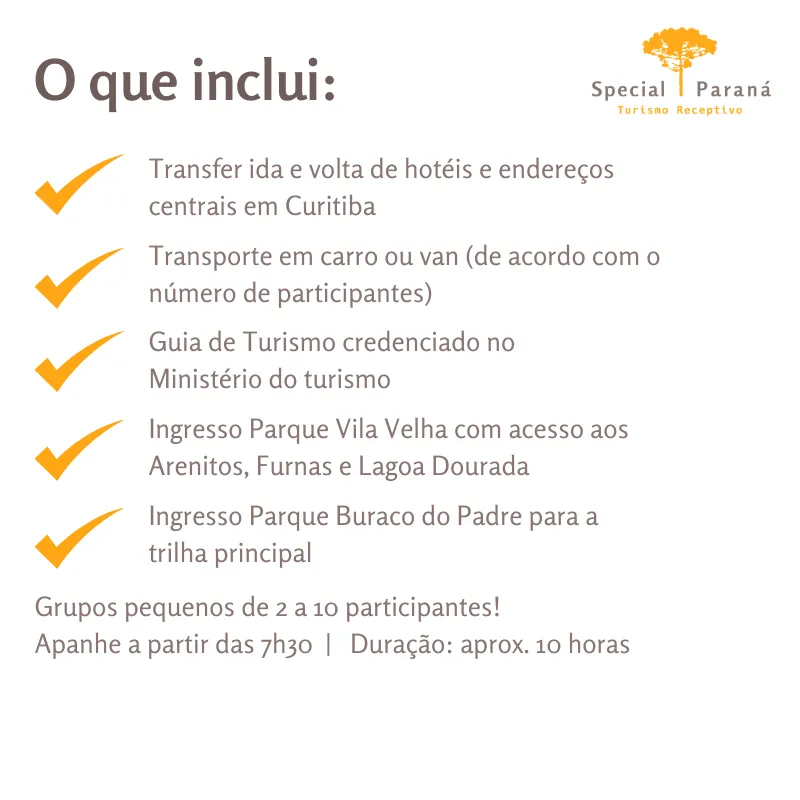 Vila Velha e Cachoeira Buraco do Padre - Imagem 2