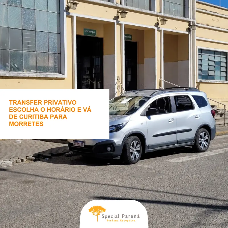 Transfer privativo Curitiba / Morretes (carro)