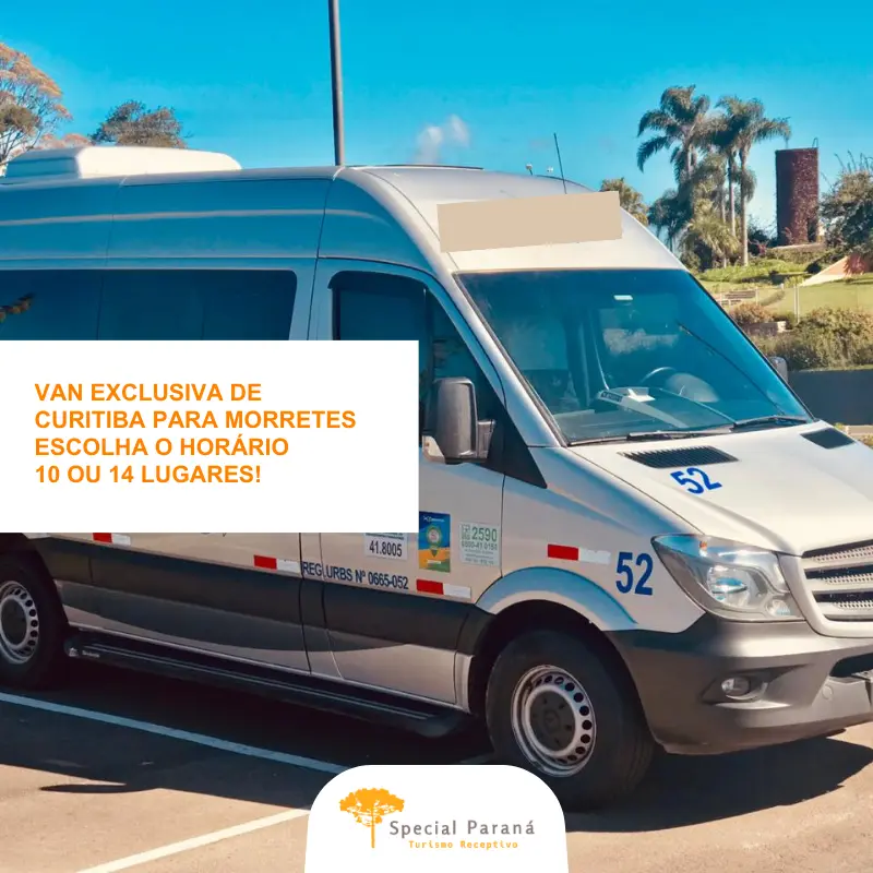 Transfer privativo Curitiba / Morretes (van)