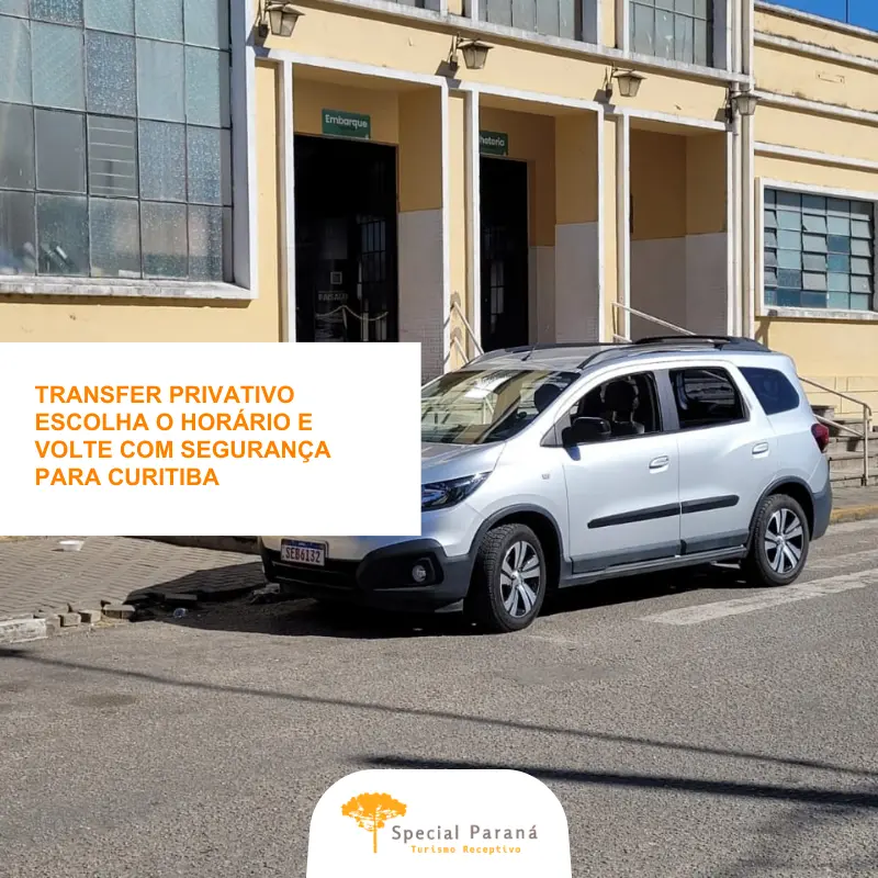 Transfer privativo Morretes / Curitiba (carro)