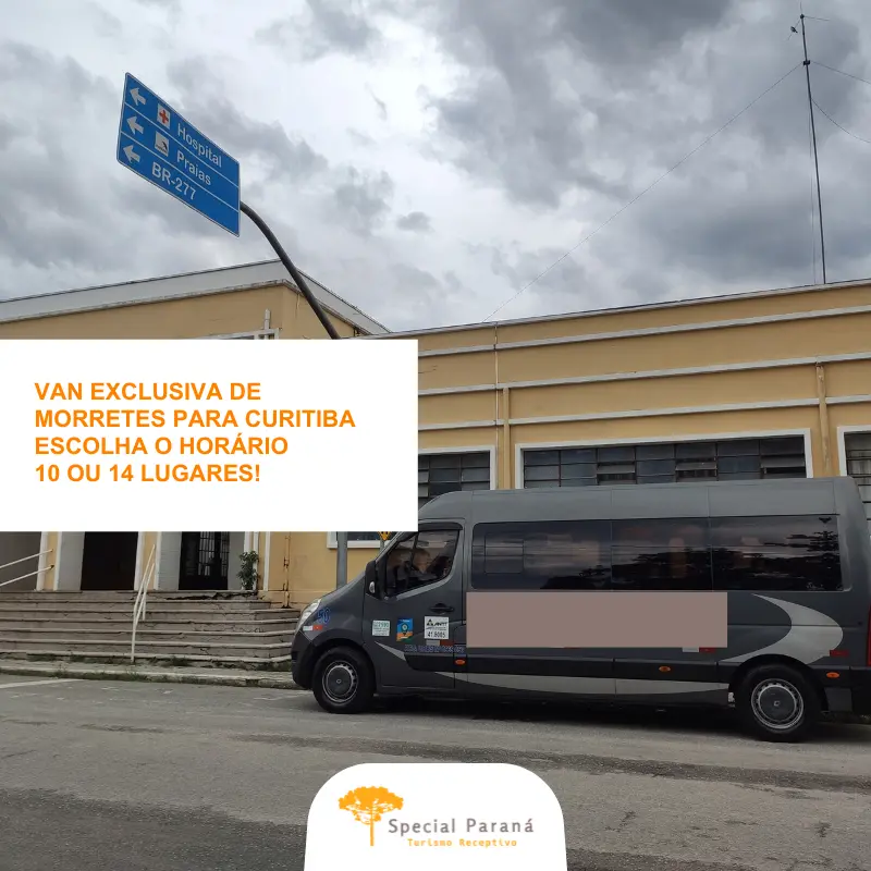 Transfer privativo Morretes / Curitiba (van)