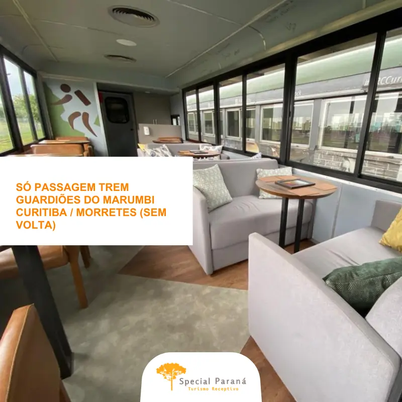 Passagem Ida Trem Guardiões do Marumbi Curitiba - Morretes