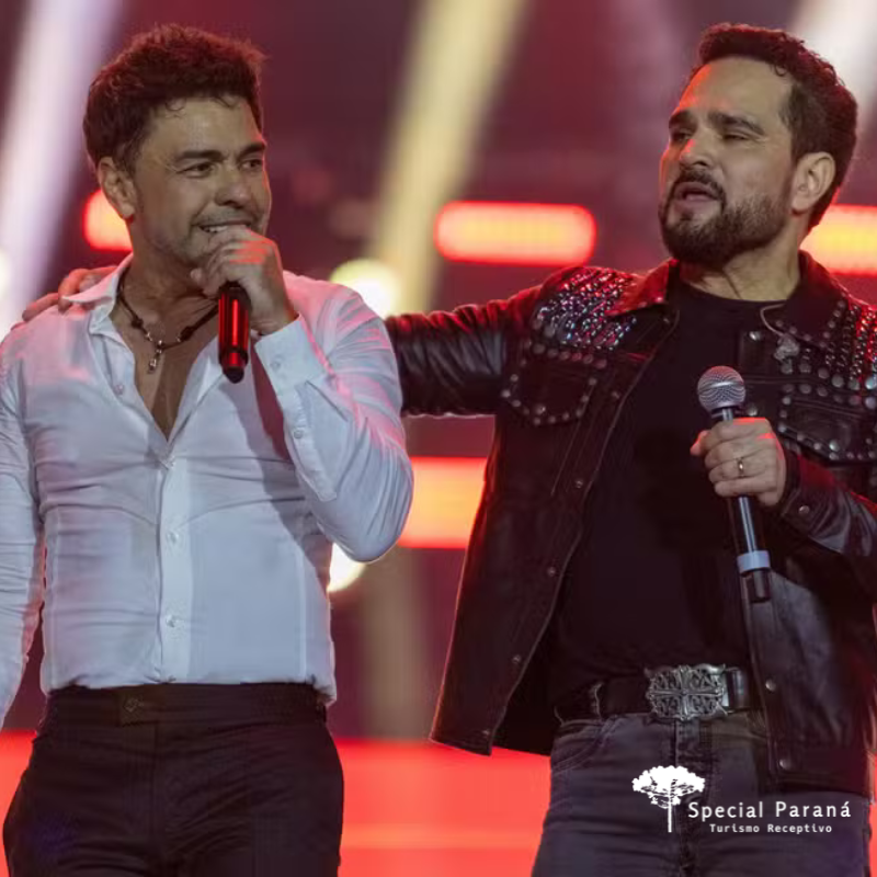 Show Zezé di Camargo e Luciano em Matinhos - saída de Curitiba